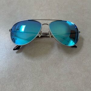 Blue Reflective O’Neill Aviator Sunglasses